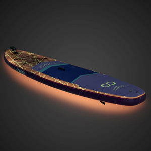 LED Stand Up Paddle LASER 320 cm violett