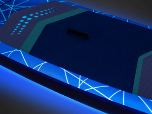 LED Stand Up Paddle LASER 320 cm violett