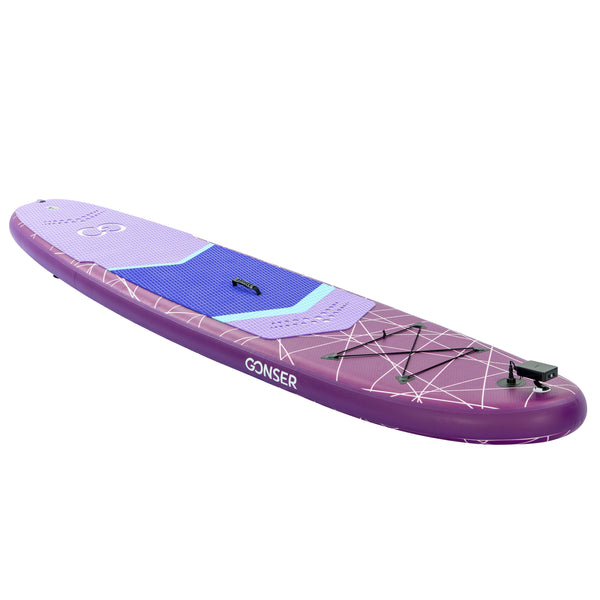 LED Stand Up Paddle LASER 320 cm violett