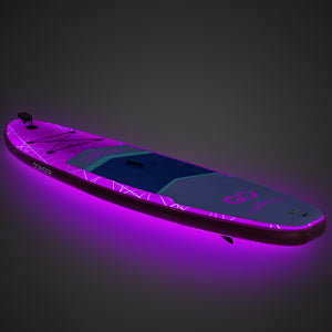 LED Stand Up Paddle LASER 320 cm violett