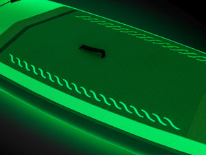 LED Stand up Paddle MAGIC 335 cm grün