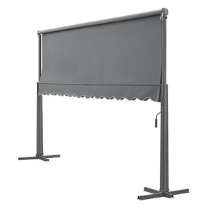 Standmarkise Selenizza freistehend 500x300x260cm Dunkelgrau