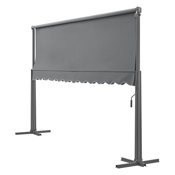 Standmarkise Selenizza freistehend 500x300x260cm Dunkelgrau