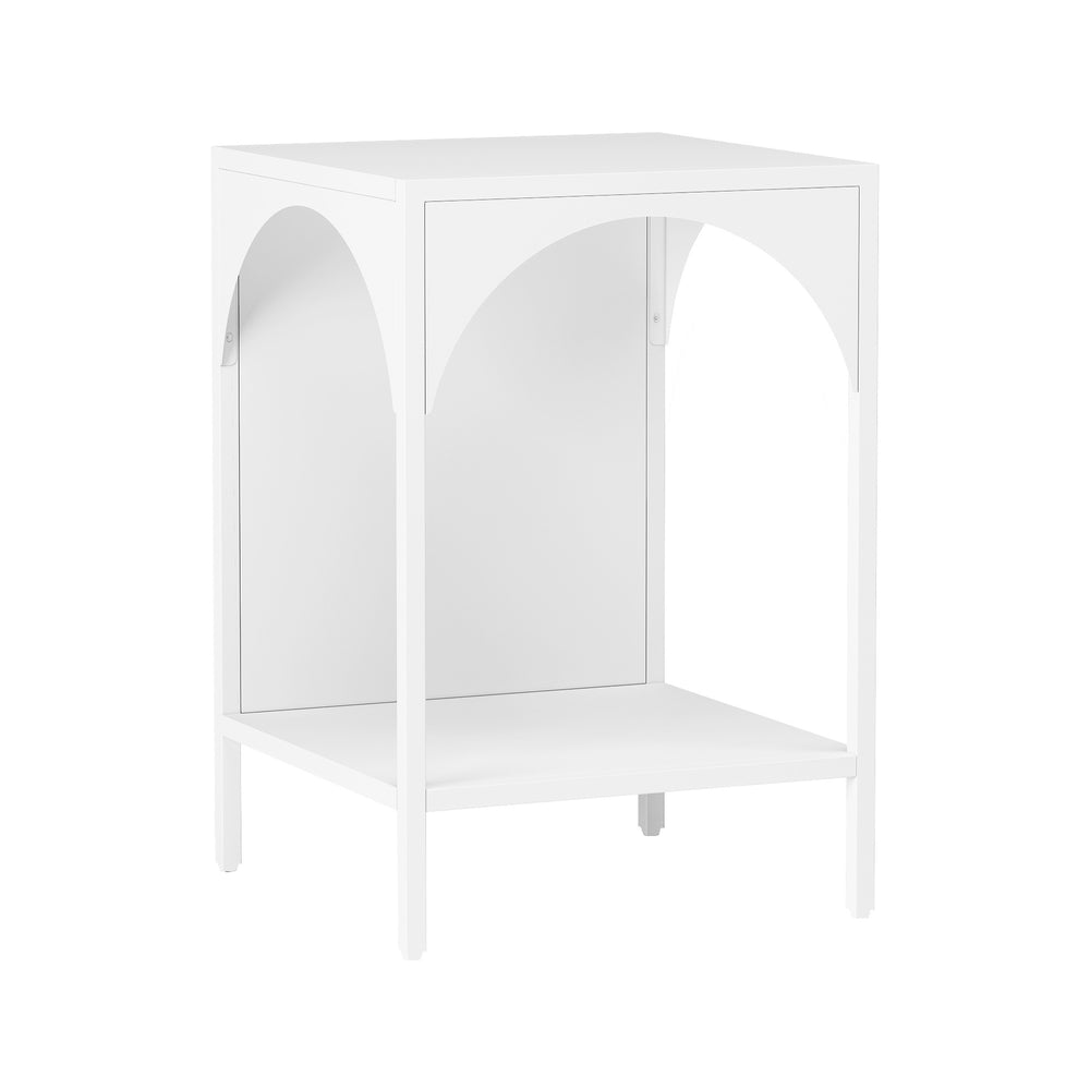 Mensola in piedi Quro 52x35x35cm bianco