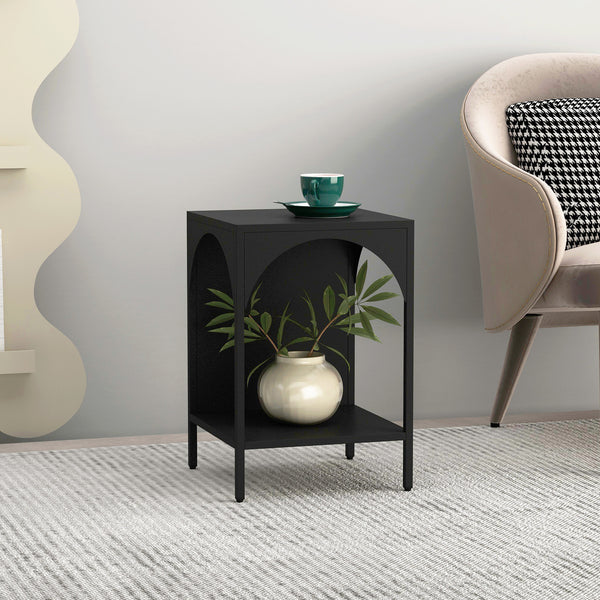 Standregal Quro 52x35x35cm Schwarz