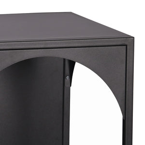 Standregal Quro 52x35x35cm Schwarz