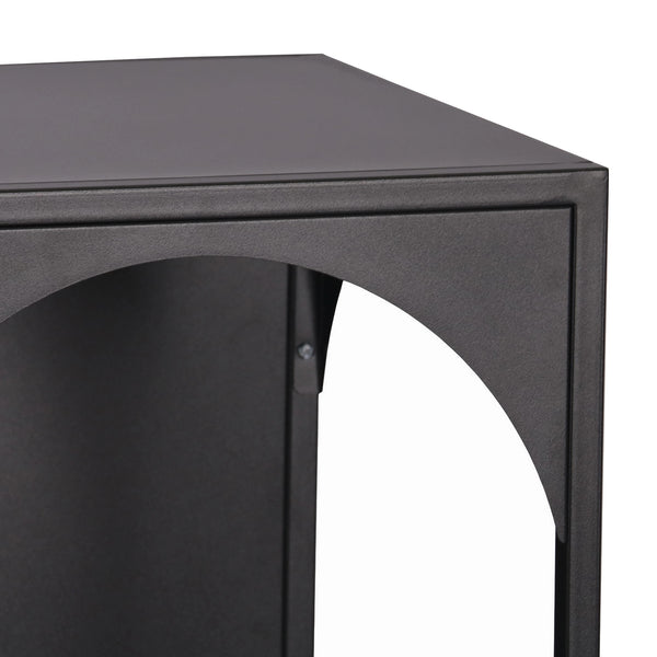 Standregal Quro 52x35x35cm Schwarz