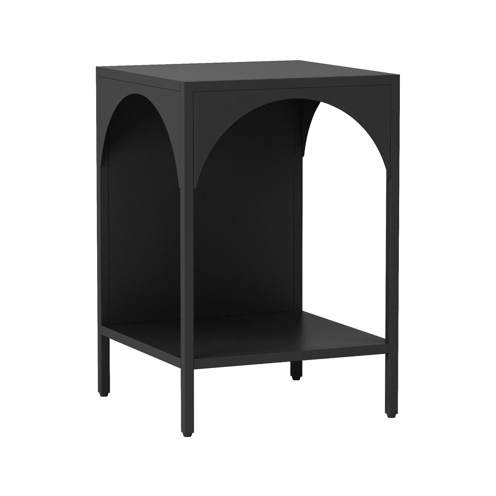 Mensola autoportante Quro 52x35x35cm nera