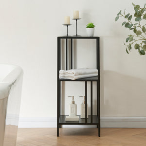 Standregal Kumlinge 35x35x80cm Schwarz