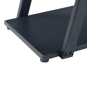 Mensola autoportante in metallo 72x40x25cm, nero