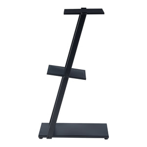 Mensola autoportante in metallo 72x40x25cm, nero