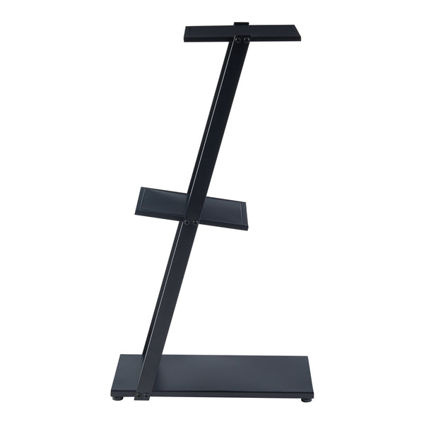 Mensola autoportante in metallo 72x40x25cm, nero