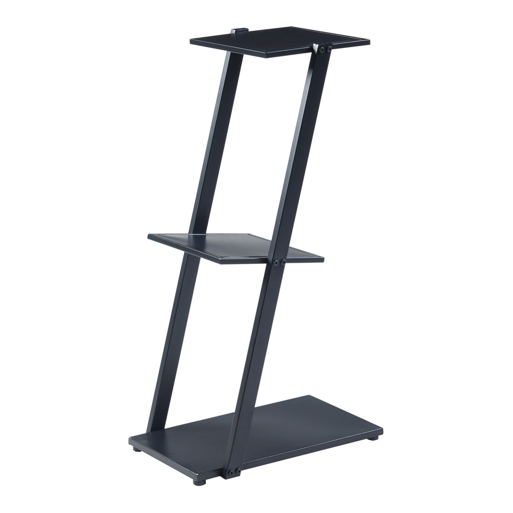 Mensola autoportante in metallo 72x40x25cm, nero
