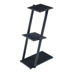 Mensola autoportante in metallo 72x40x25cm, nero