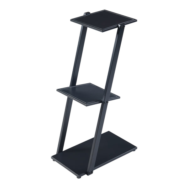 Mensola autoportante in metallo 72x40x25cm, nero