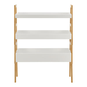 Standregal 3-tlg. Bambus Küchenregal Pflanzregal 85x65x30cm