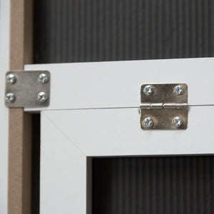 Specchio da terra Giovinazzo 150x35cm inclinabile bianco