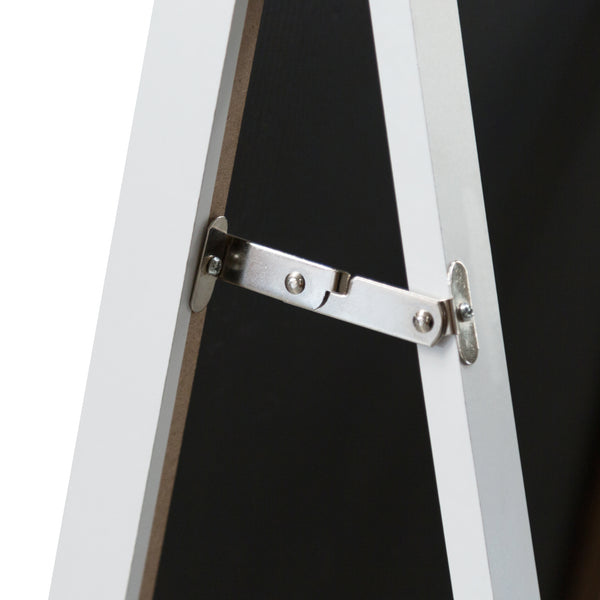 Specchio da terra Giovinazzo 150x35cm inclinabile bianco