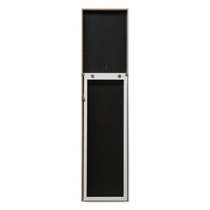 Specchio da terra Giovinazzo 150x35cm inclinabile bianco