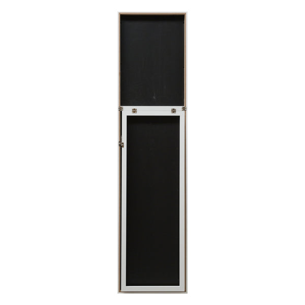 Specchio da terra Giovinazzo 150x35cm inclinabile bianco