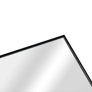 Specchio da terra Barletta, 150x35cm, inclinabile, nero