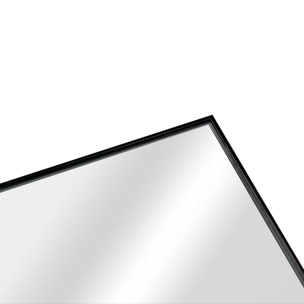 Specchio da terra Barletta, 150x35cm, inclinabile, nero