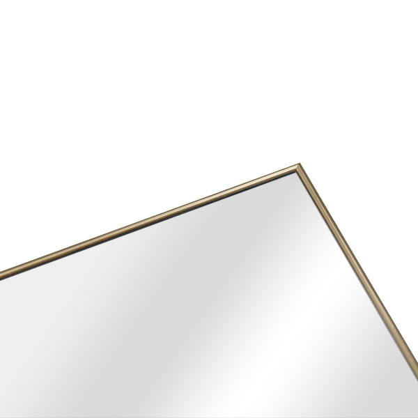 Specchio da terra Barletta 150x35cm inclinabile oro