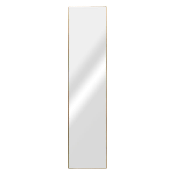 Specchio da terra Barletta 150x35cm inclinabile oro