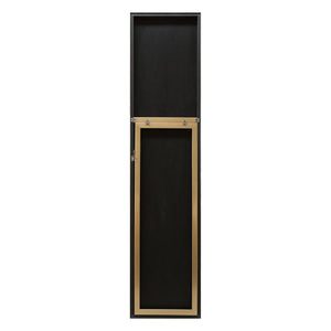 Specchio da terra Barletta 150x35cm inclinabile oro
