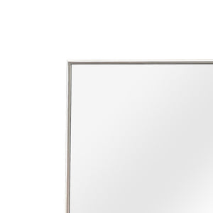 Specchio da terra Barletta, 150x35cm, inclinabile, argento