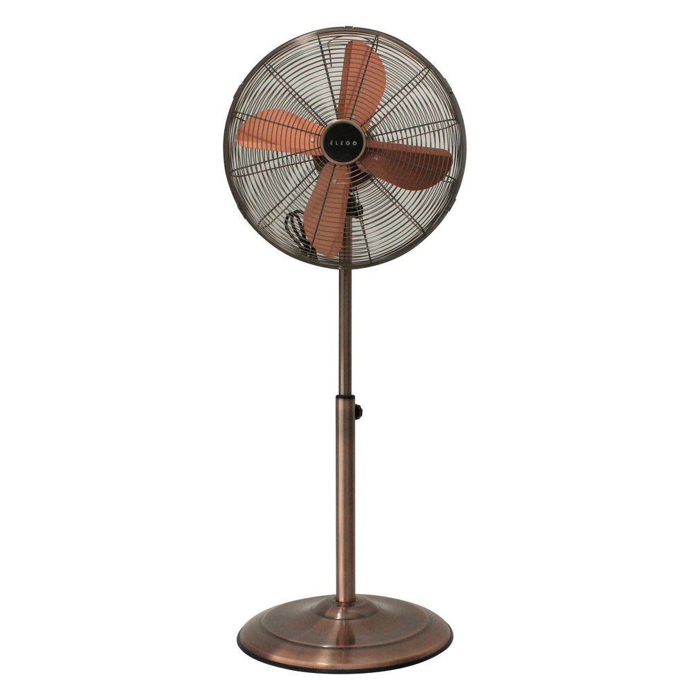 copper pedestal fan
