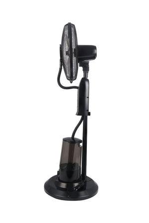 Standventilator mit Sprühnebel FOGGY schwarz