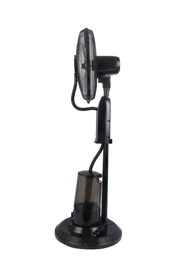Standventilator mit Sprühnebel FOGGY schwarz