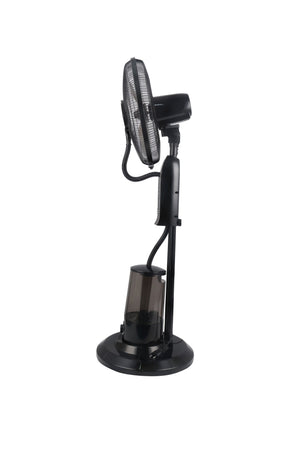 Standventilator mit Sprühnebel FOGGY schwarz