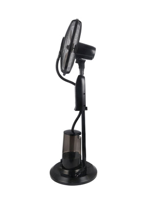 Standventilator mit Sprühnebel FOGGY schwarz