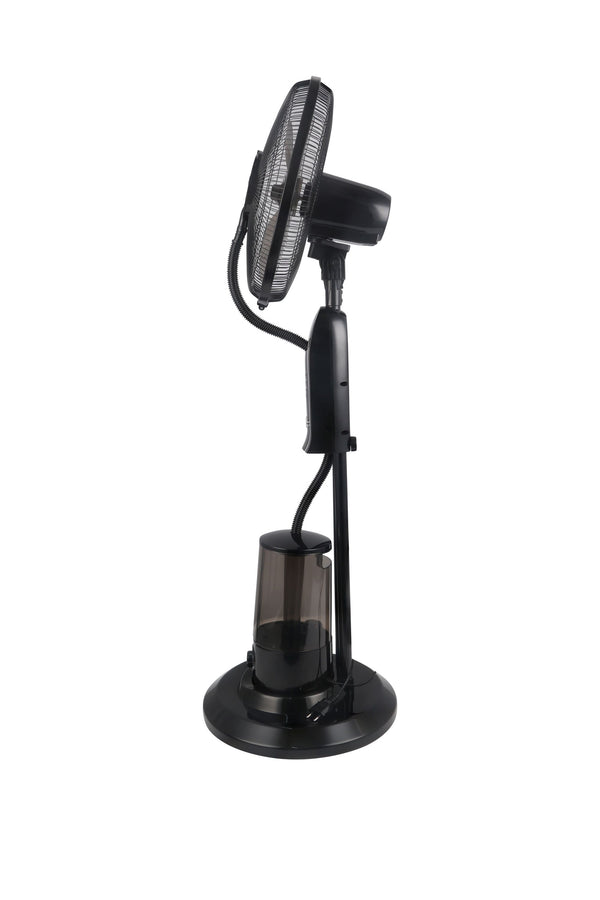 Standventilator mit Sprühnebel FOGGY schwarz
