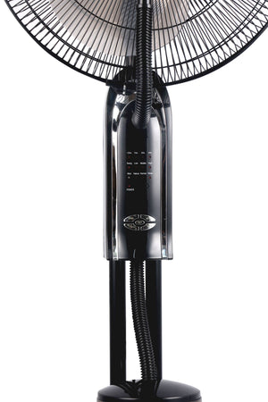 Standventilator mit Sprühnebel FOGGY schwarz