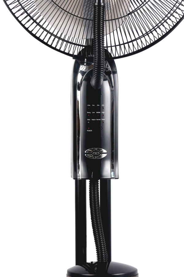 Standventilator mit Sprühnebel FOGGY schwarz