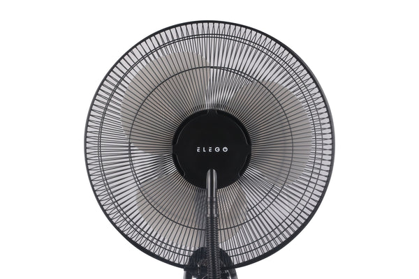 Standventilator mit Sprühnebel FOGGY schwarz