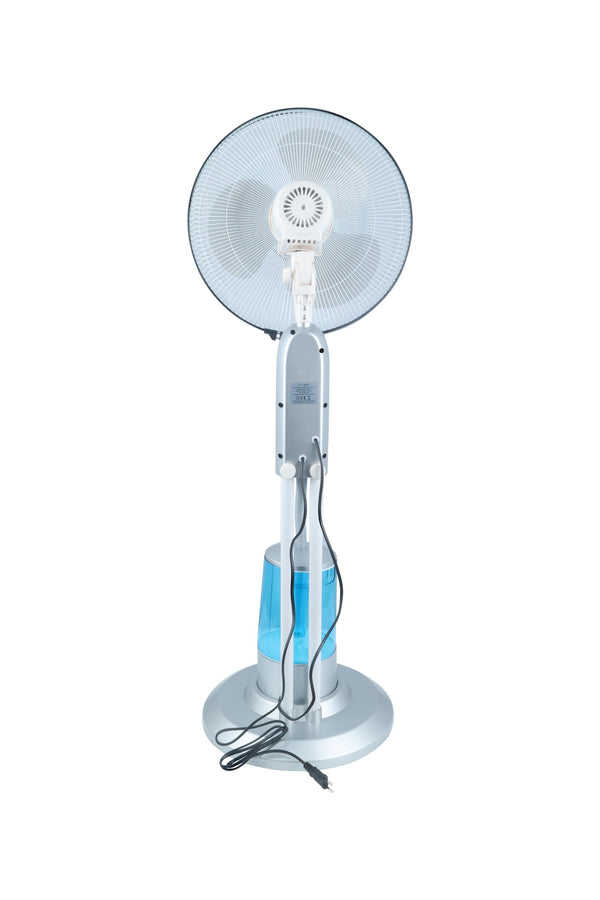 Standventilator mit Sprühnebel FOGGY silber