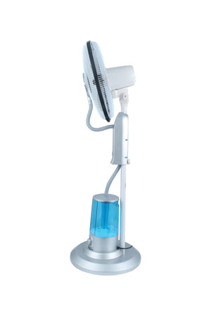 Standventilator mit Sprühnebel FOGGY silber