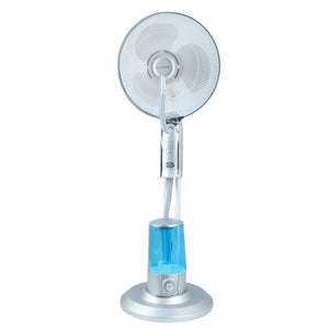 Standventilator mit Sprühnebel FOGGY silber