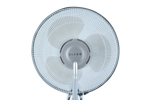 Standventilator mit Sprühnebel FOGGY silber