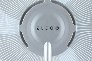 Standventilator mit Sprühnebel FOGGY silber