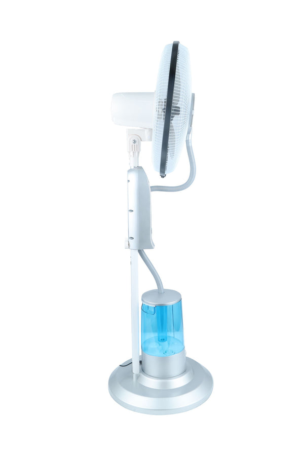 Standventilator mit Sprühnebel FOGGY silber