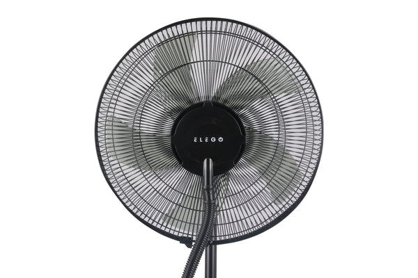 Standventilator mit Sprühnebel WINDY schwarz