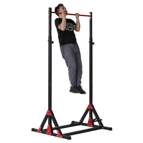 Stationäre Klimmzugstange mit Dip Station KRONOS 150 kg