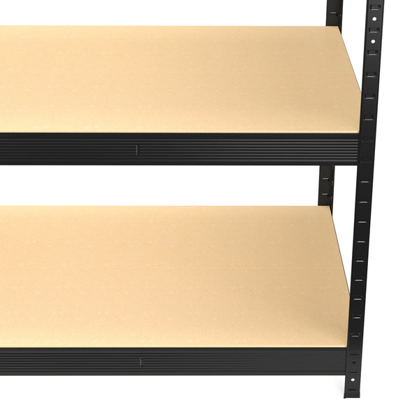 Steckregal 180 x 60 x 180 cm schwarz/braun