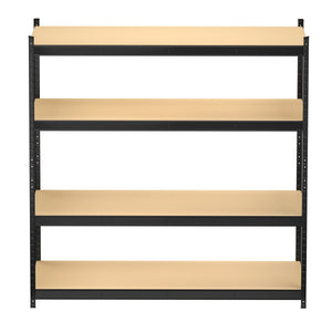 Steckregal 180 x 60 x 180 cm schwarz/braun