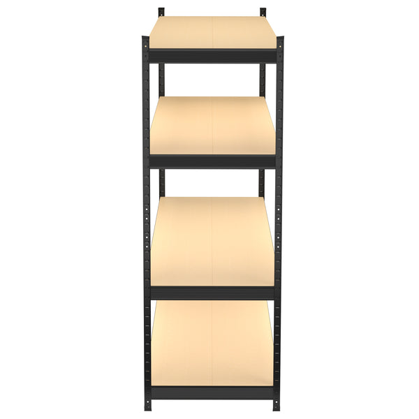 Steckregal 180 x 60 x 180 cm schwarz/braun